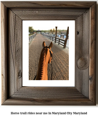 horse trail rides near me in Maryland City, Maryland